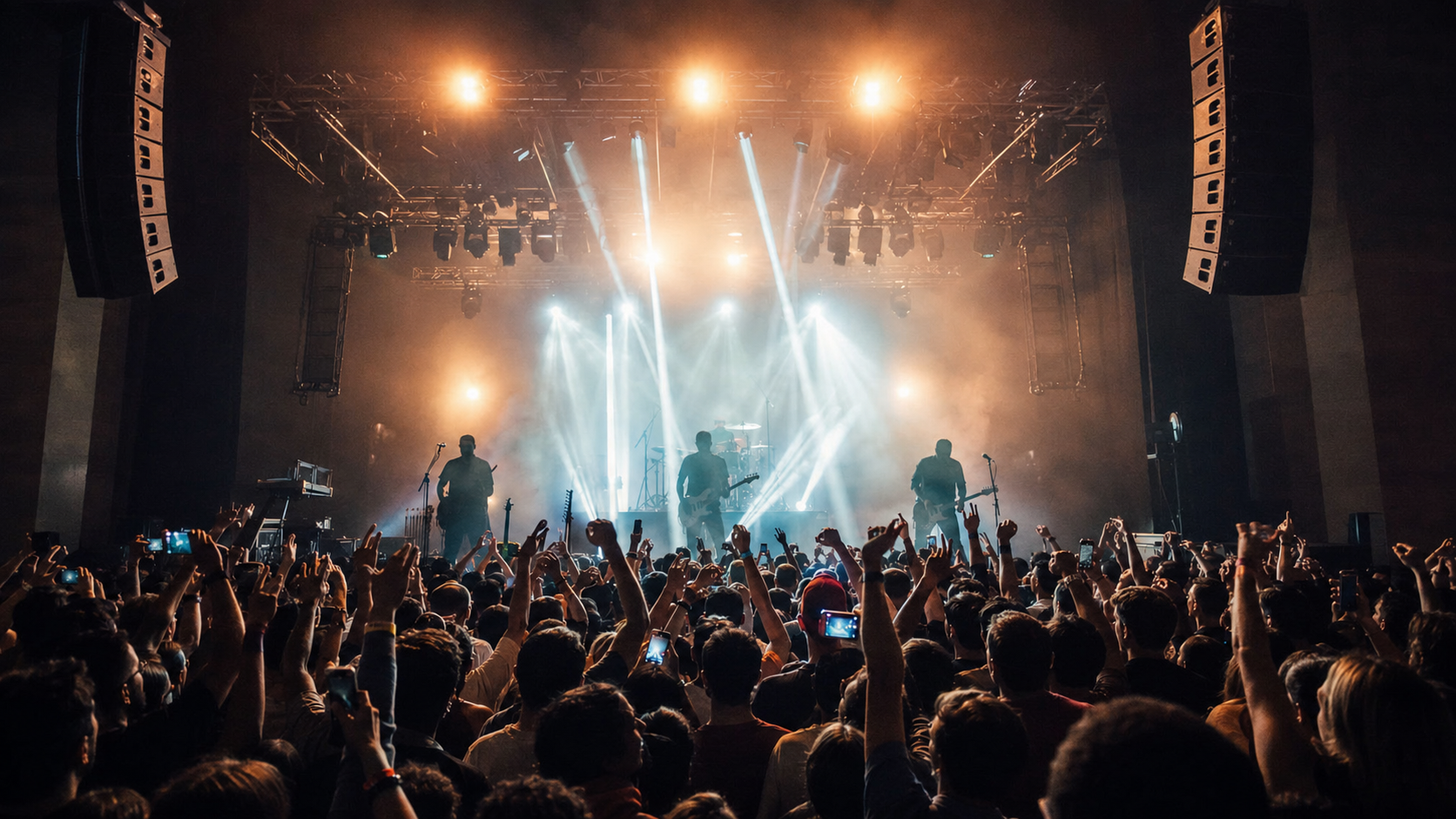 Conciertos en Tampico 2026 con público frente a un escenario